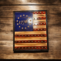 Honor Shield Coin Holder Flag