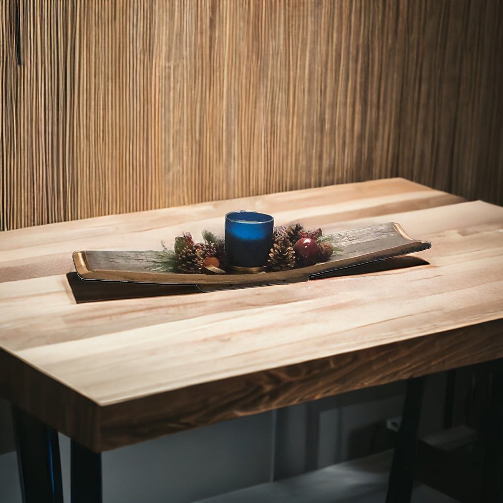 Whiskey Barrel Centerpiece