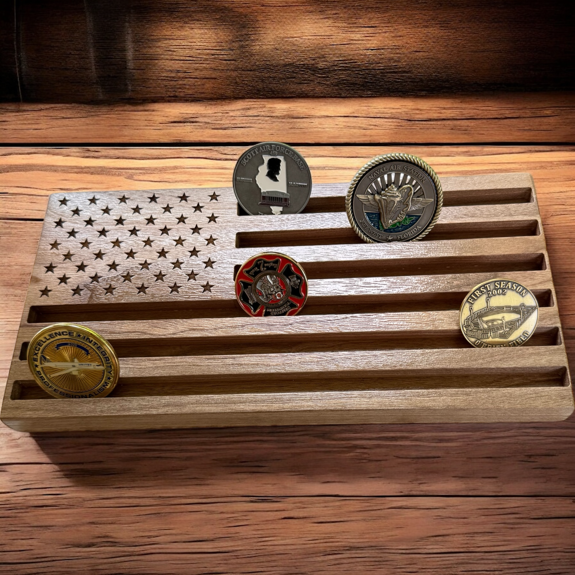 Flag Coin Holder