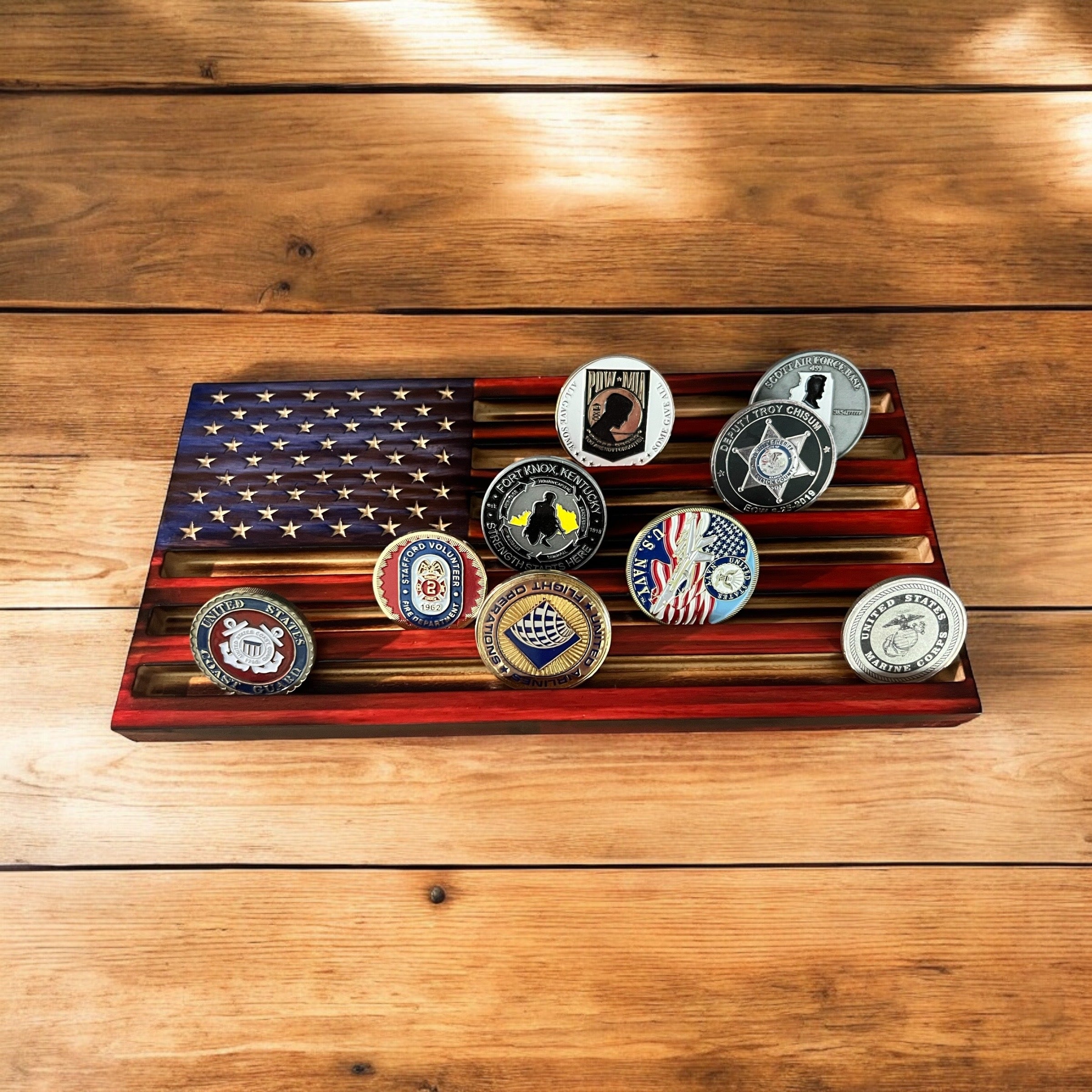 Flag Coin Holder