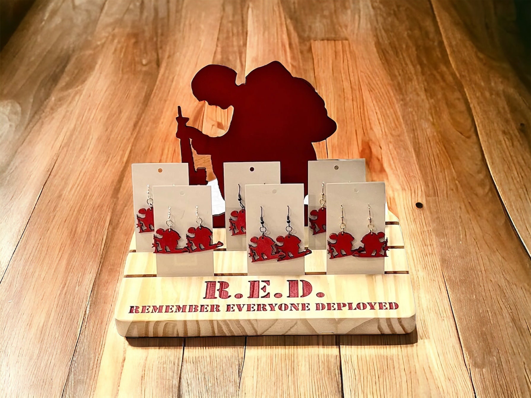 RED Warrior Earrings