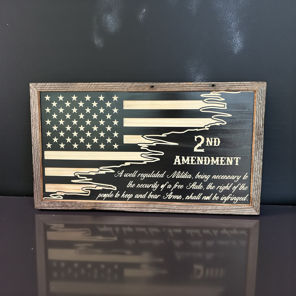 2nd Amendment Ripped Flag